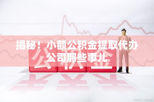 长汀揭秘！小额公积金提取代办公司那些事儿